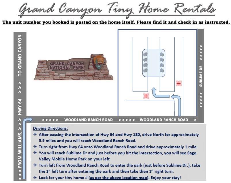 071B Private Studio Near Grand Canyon South Rim Sleeps 6- No Kitchen Valle Exterior photo